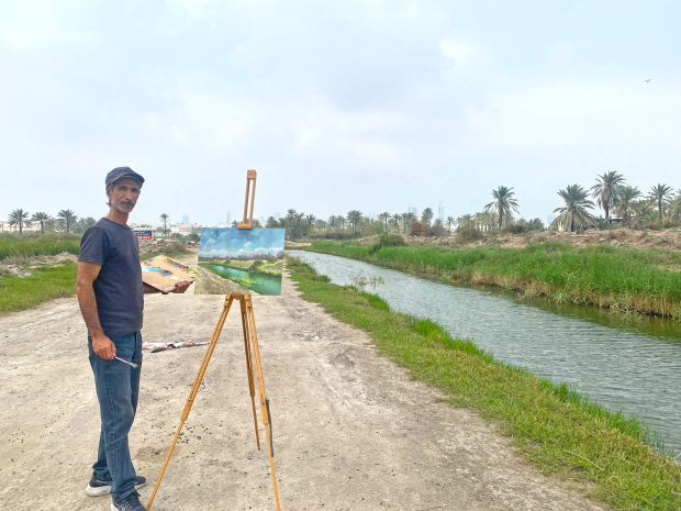 Documenting Bahrain’s natural landscape through vibrant art